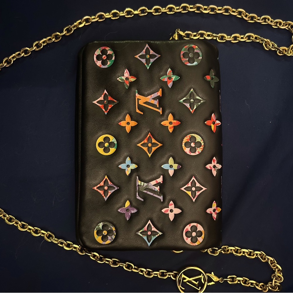 Louis Vuitton Black Pochette Coussin